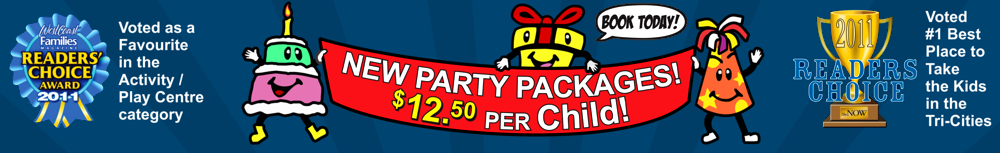 Introducing $12.99 Party Packages!